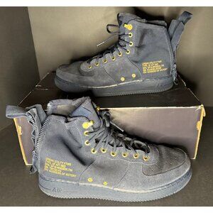 Nike SF Air Force 1 Mid Obsidian Mens 11 Shoes w/ Box 917753-400